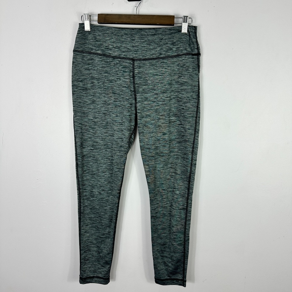 Vineyard Vines Cropped Leggings M Gray Heather‎ Performance Athletic Yoga Gym